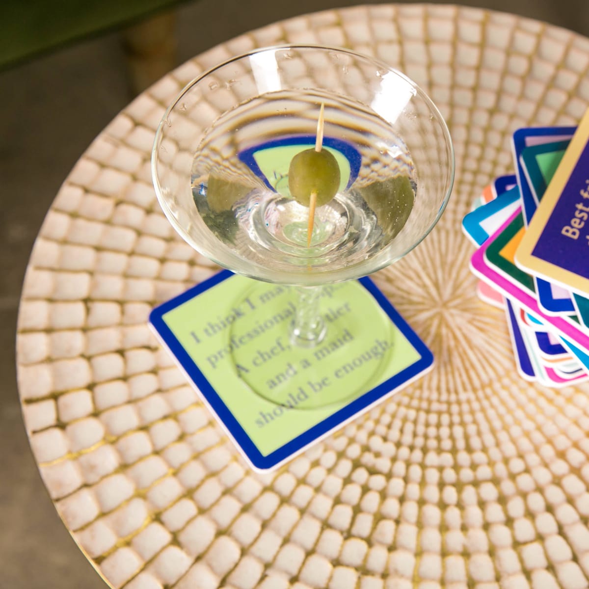 COASTER Clean To Music | Funny Party Gift | Home Bar Decor