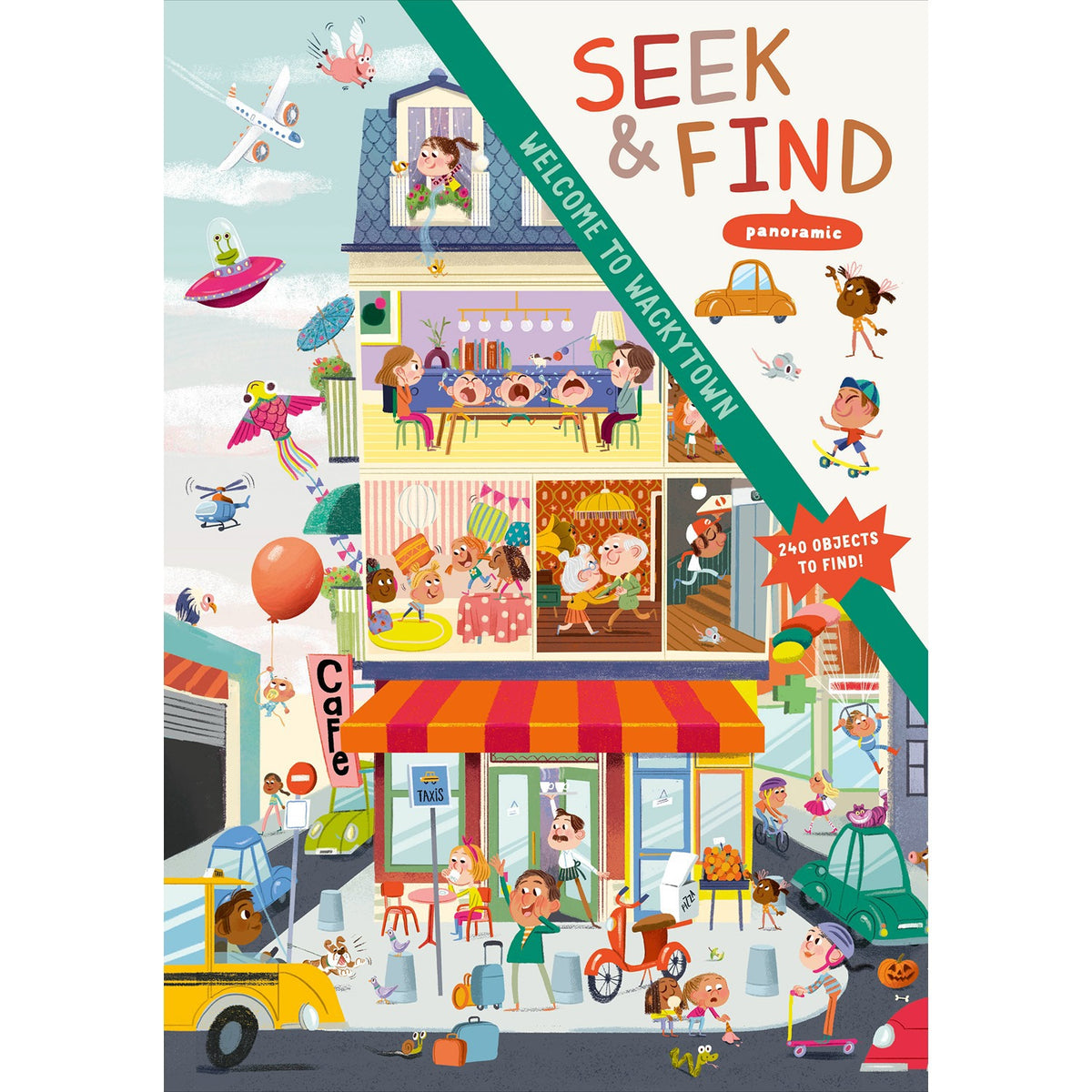 Welcome to Wackytown: Panoramic Seek & Find