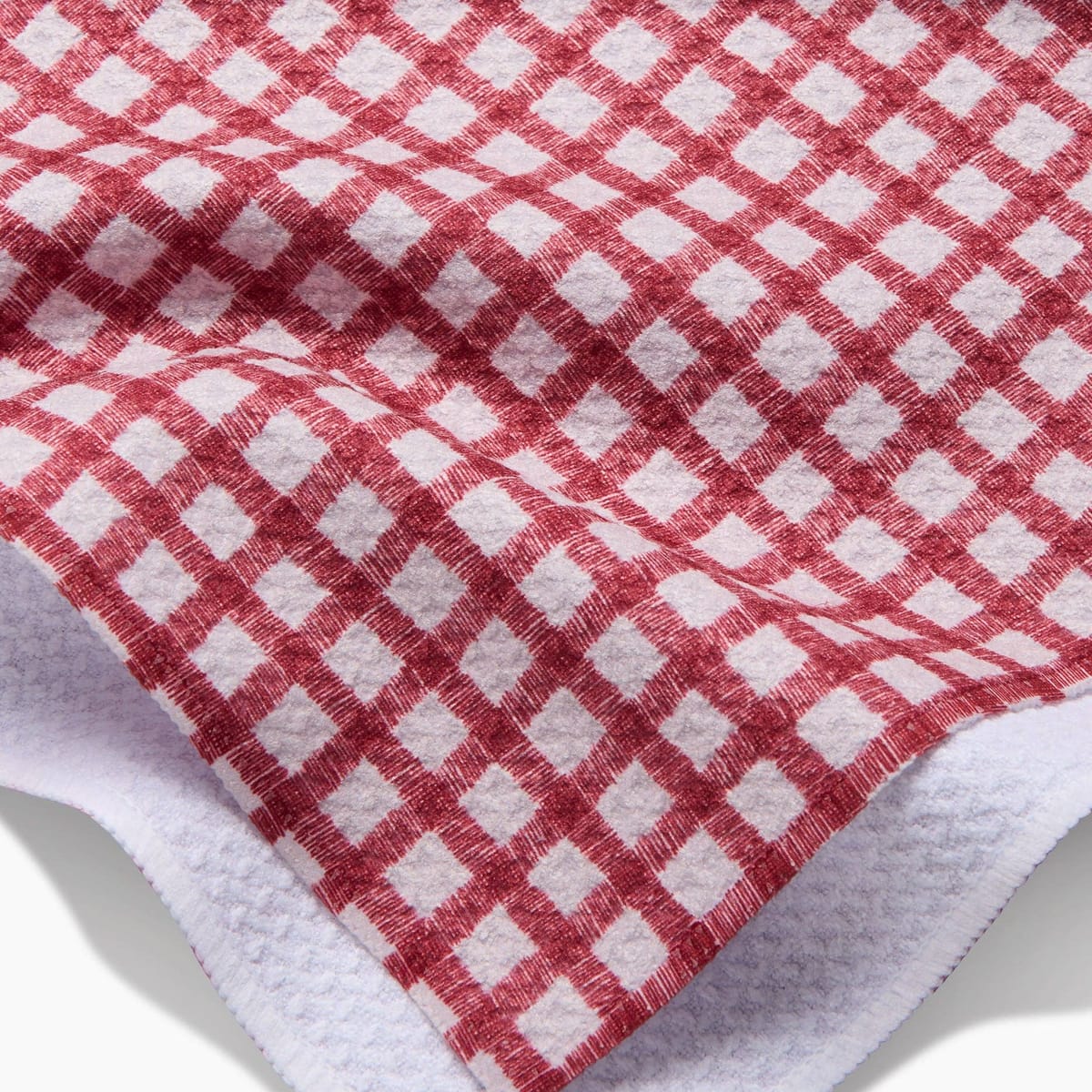 Fireside Plaid Red Tea Towel