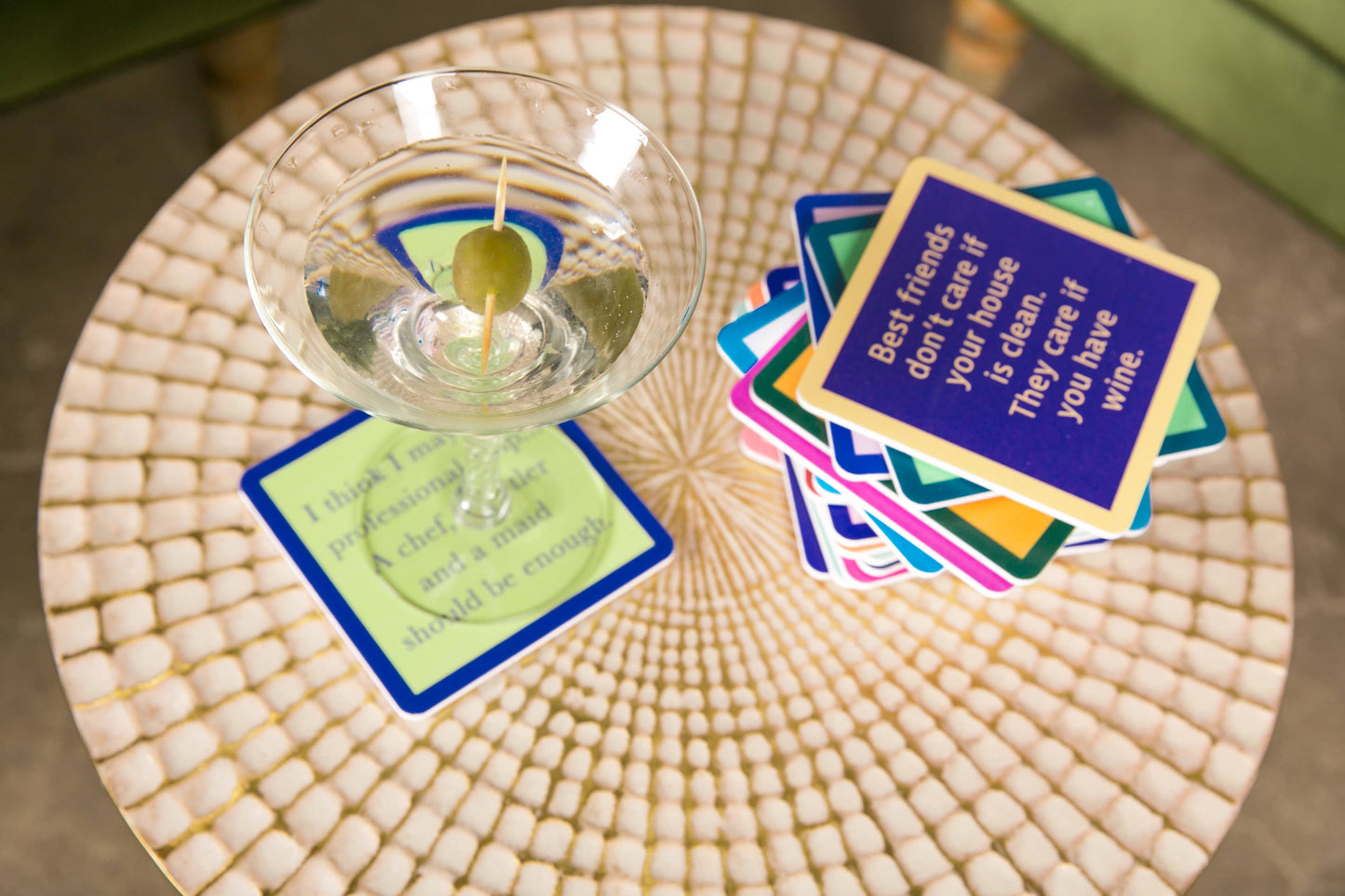 COASTER Clean To Music | Funny Party Gift | Home Bar Decor