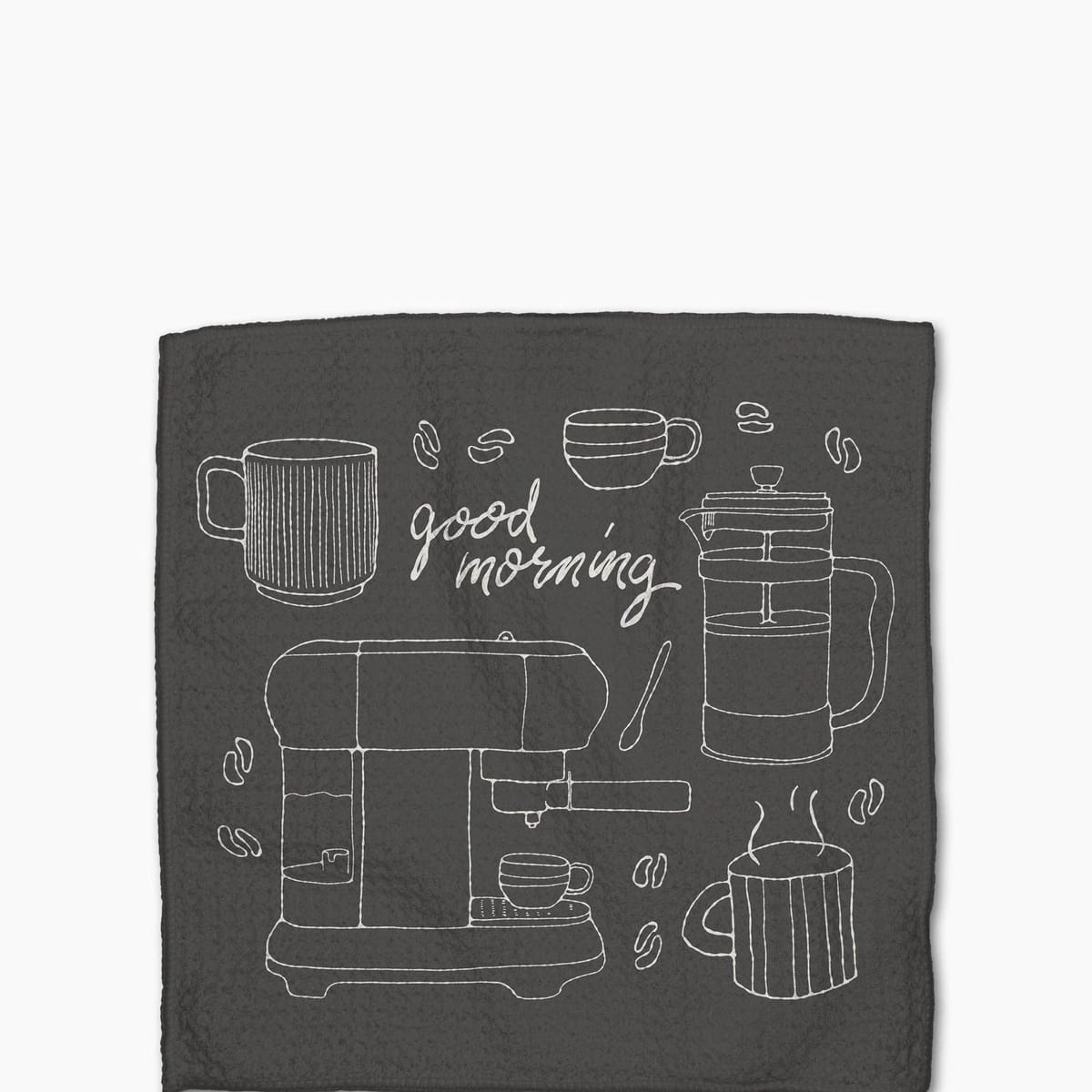 Good Morning Coffee Dishcloth Set