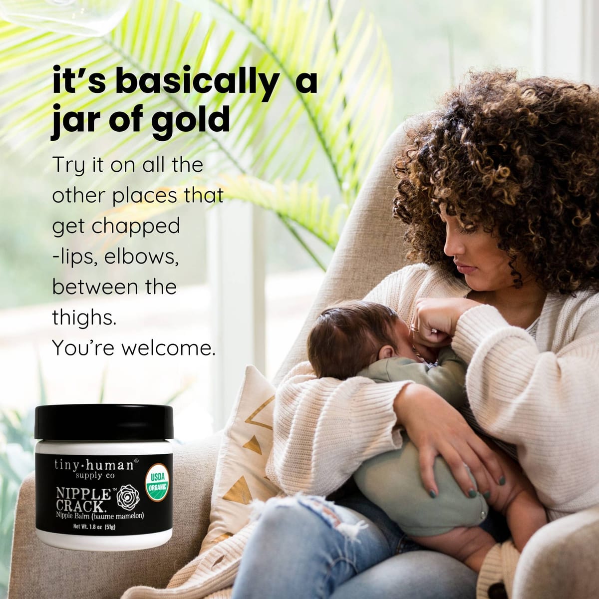 Nipple Crack™ Organic Nipple Balm 1.8oz