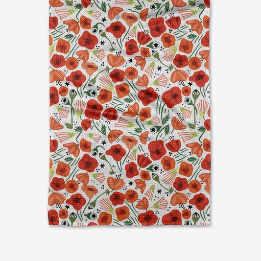 Poppy Power Tea Towel