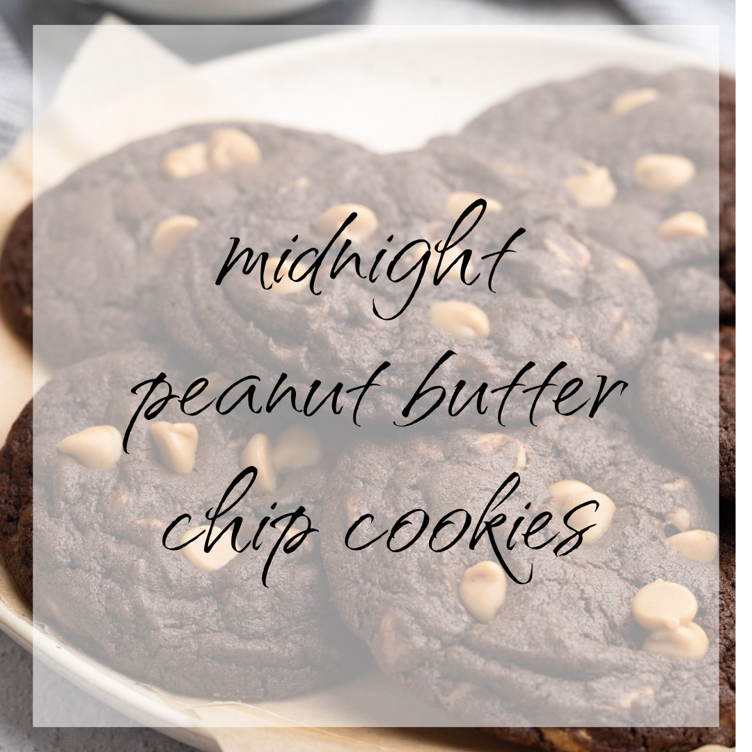 Midnight Peanut Butter Chip Cookies