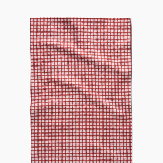 Fireside Plaid Red Tea Towel