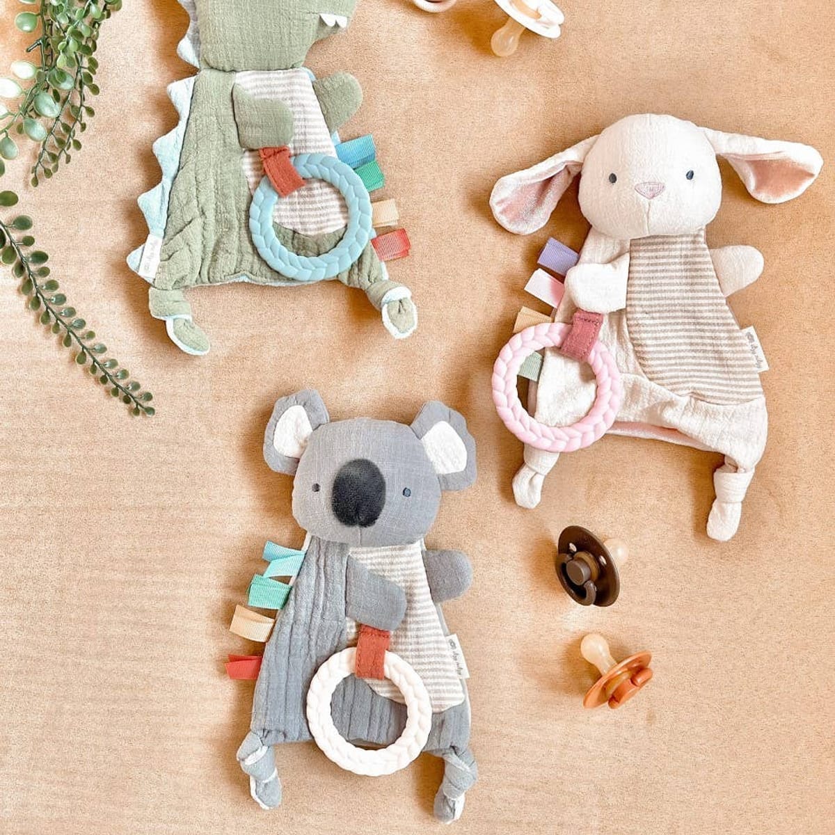Bitzy Crinkle™ Sensory Toy with Teether