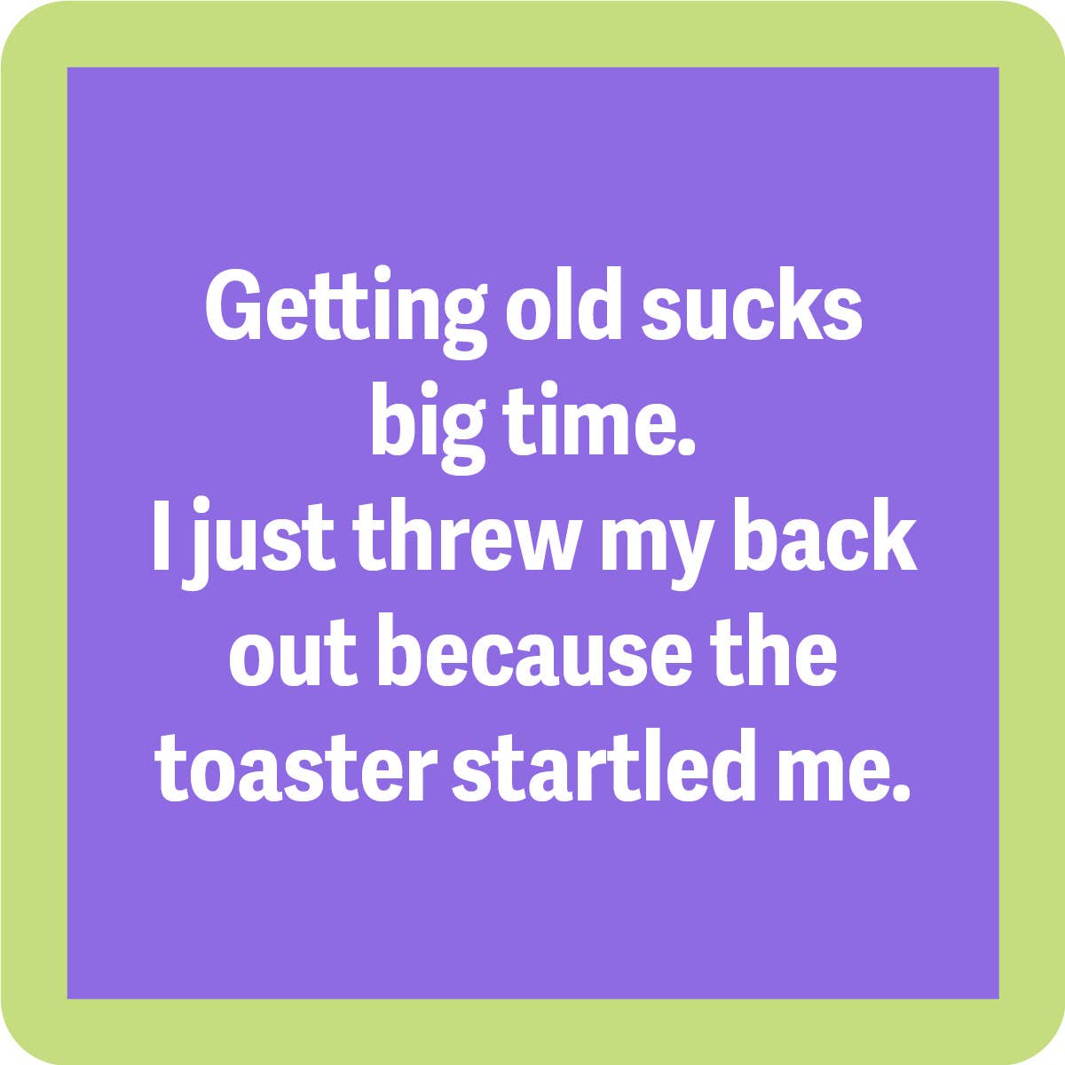 COASTER Threw Out Back | Funny Party Gift | Home Bar Decor