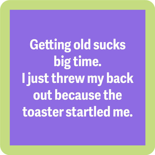 COASTER Threw Out Back | Funny Party Gift | Home Bar Decor