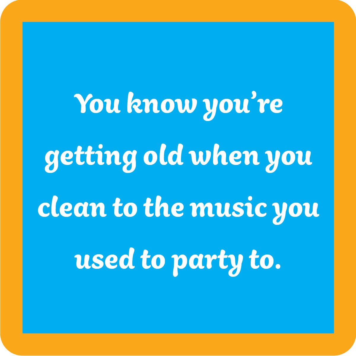 COASTER Clean To Music | Funny Party Gift | Home Bar Decor