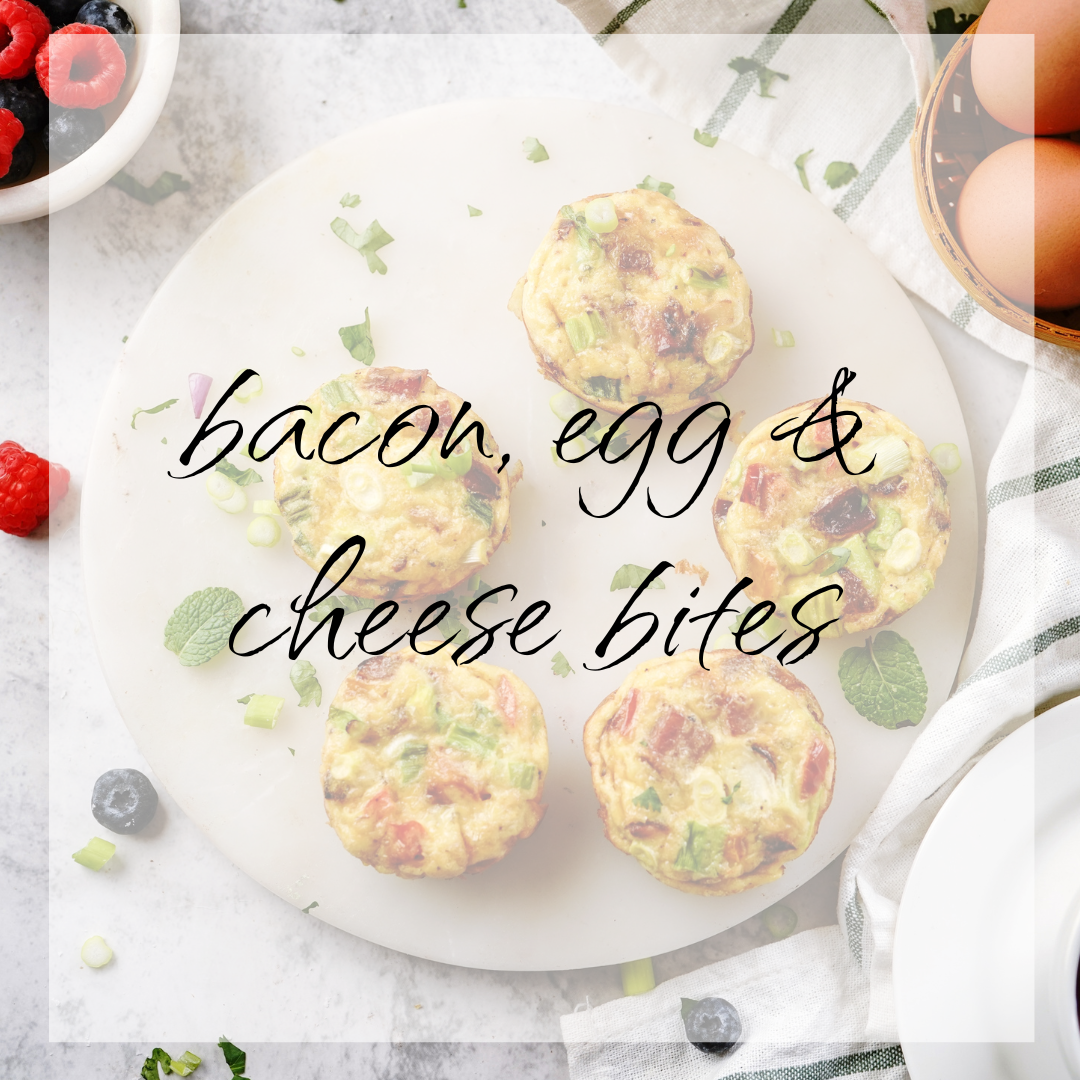 Bacon & Cheese Egg Bites