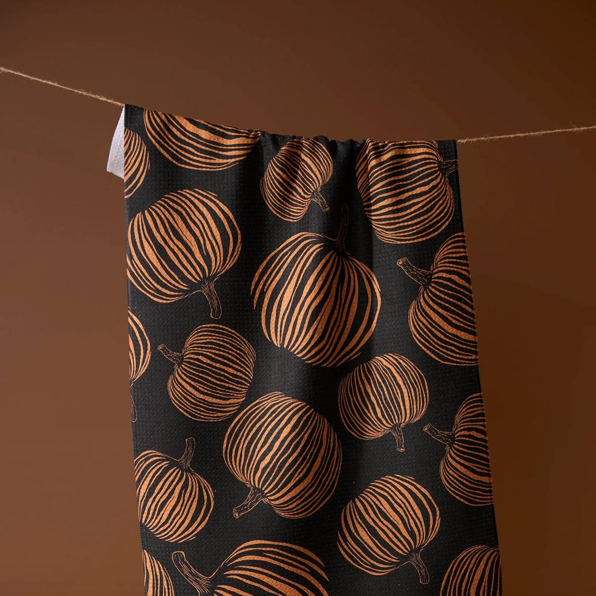 Pumpkin Noir Tea Towel