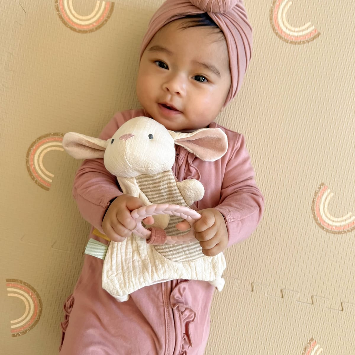 Bitzy Crinkle™ Sensory Toy with Teether