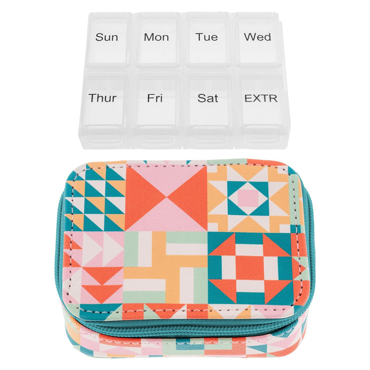 TRAVEL PILL CASE QUILT BLOCKS (F26)