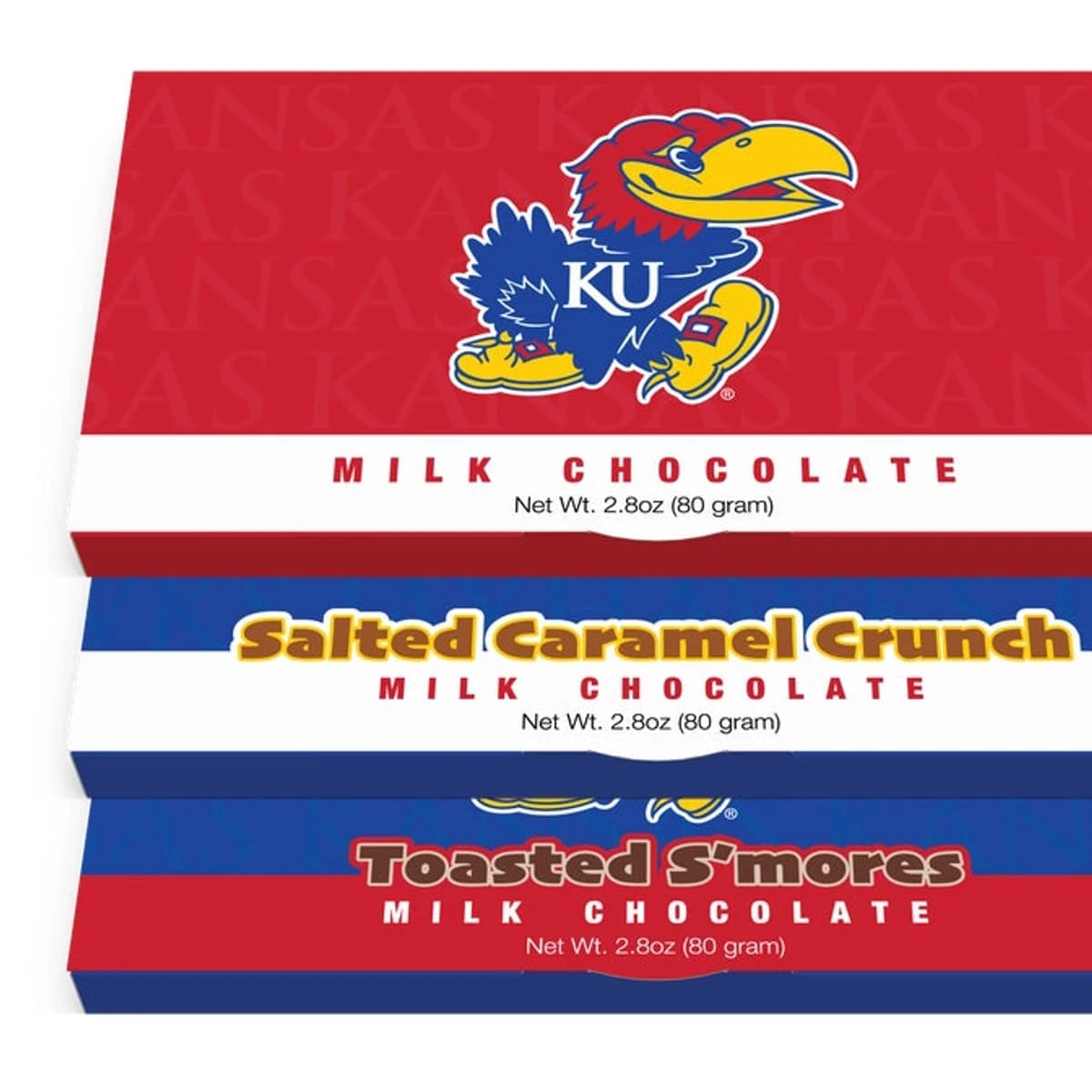 Kansas Jayhawk Chocolate Bars