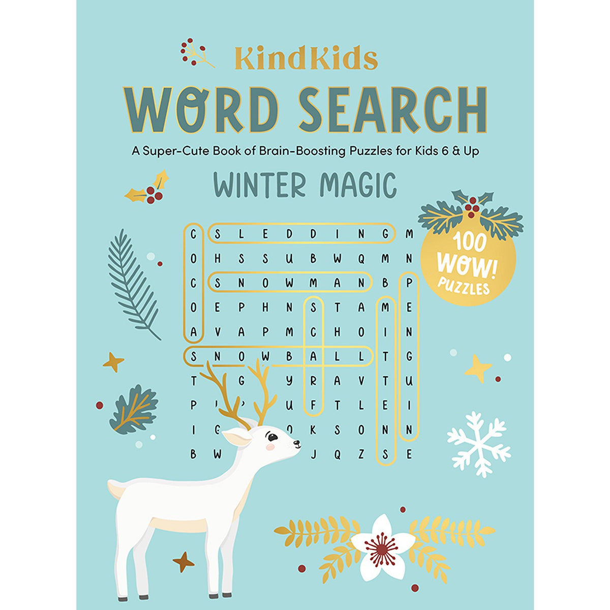 KindKids Word Search Winter Magic: A Super-Cute Bo
