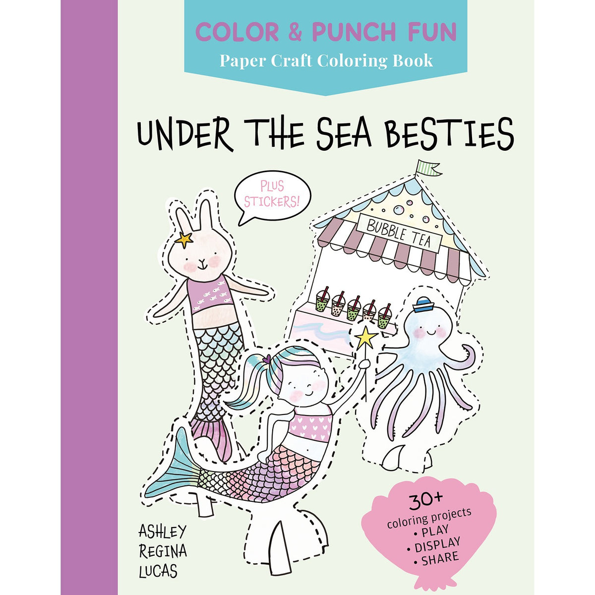 Under the Sea Besties: Paper Craft Coloring Book