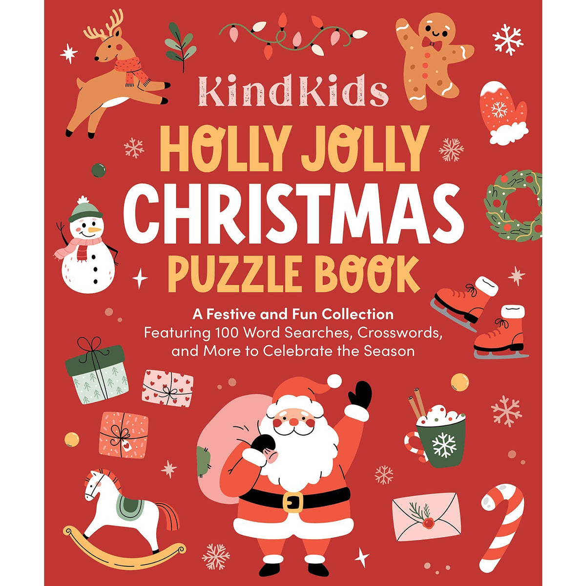 KindKids Holly Jolly Christmas Puzzle Book: A Fest