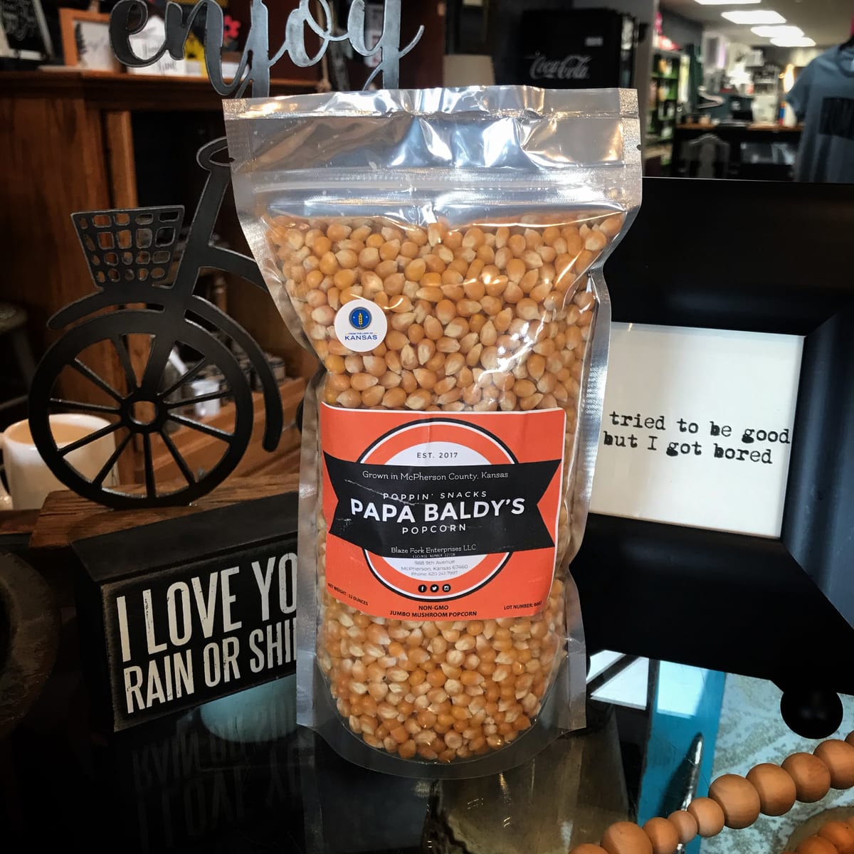 Papa Baldy's Popcorn